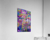 forest colours background texture Acrylic Print