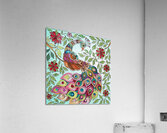 Peacock colours Acrylic Print