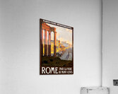 rome vintage travel poster poster Acrylic Print