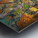 trees painting vincent van gogh art Metal print