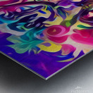 abstract digital art psychedelic Metal print