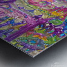 forest colours background texture Metal print