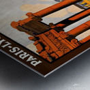 rome vintage travel poster poster Metal print