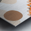 art print minimalist boho style Metal print