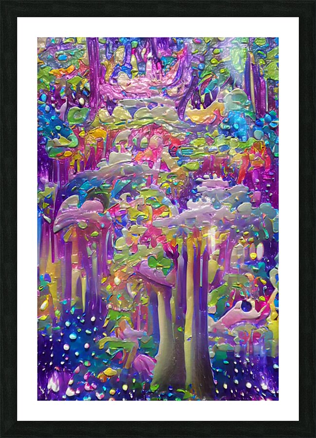 forest colours background texture Picture Frame print