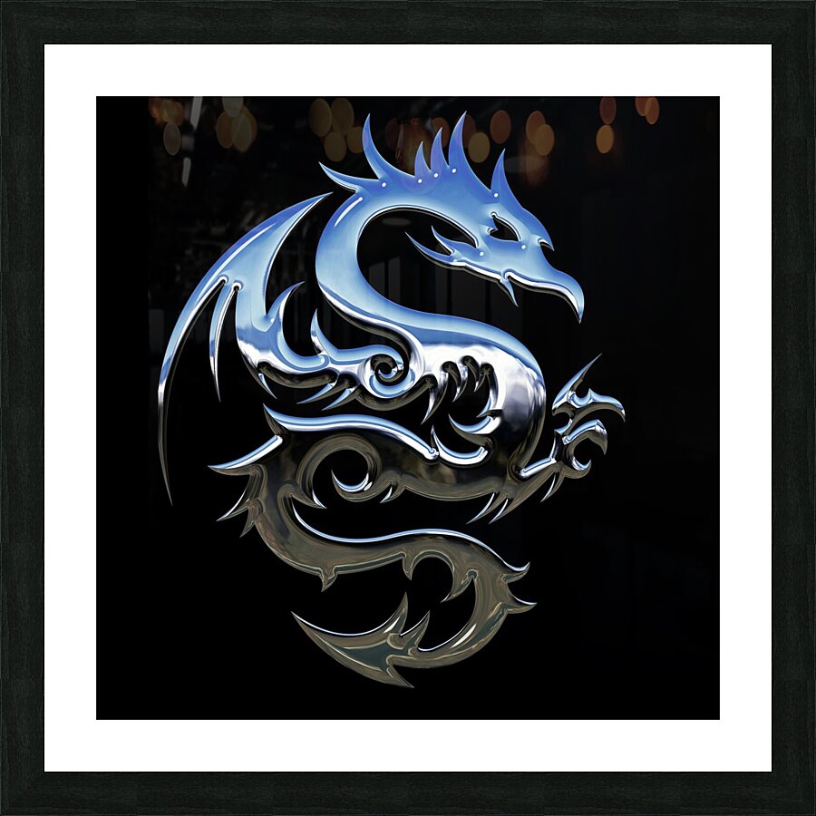 dragon mythology fantasy monster Picture Frame print