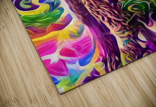 abstract digital art psychedelic Ravendr4 puzzle