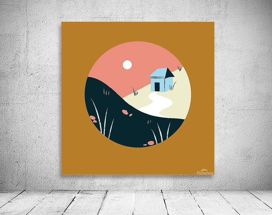 ellipse design background poster Wall Preview