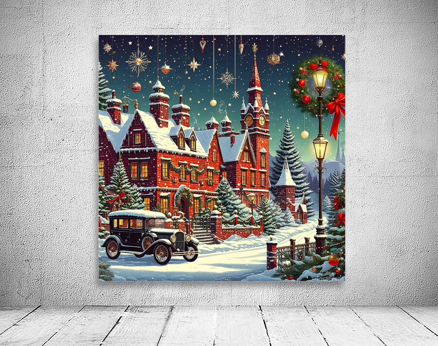 village town snow Wall Preview