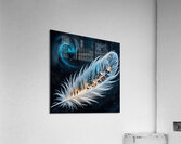 Feather Village Acrylic Print