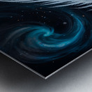 Feather Village Metal print