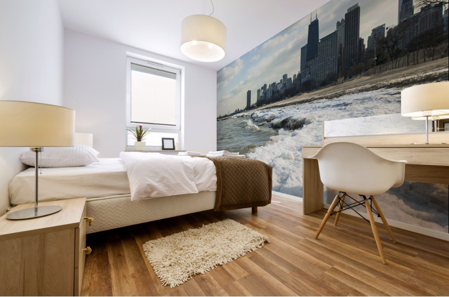 Lake Michigan Mural print