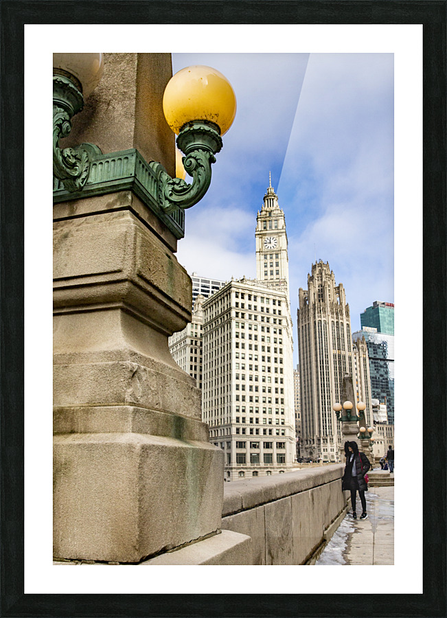 Looking into the River Picture Frame print