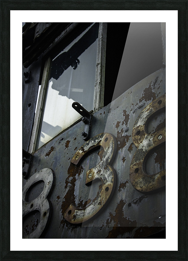 Engine 838 Picture Frame print