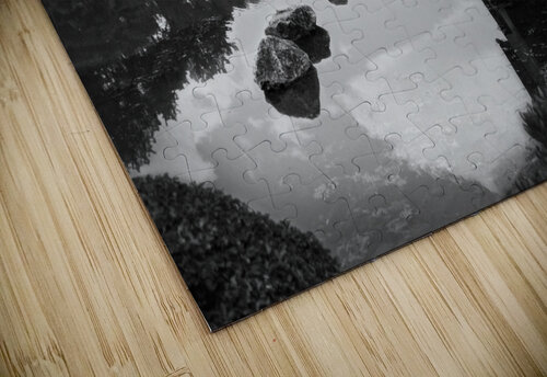 Black White Pond Ashley ML Studios puzzle