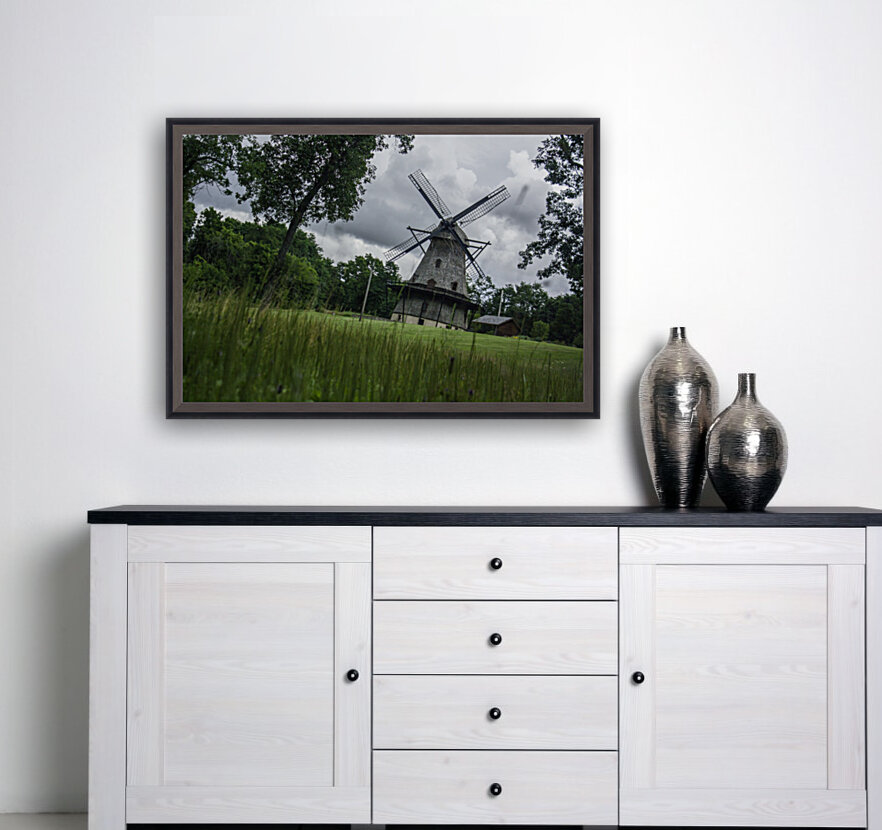 Windmill in a Storm Reproduction