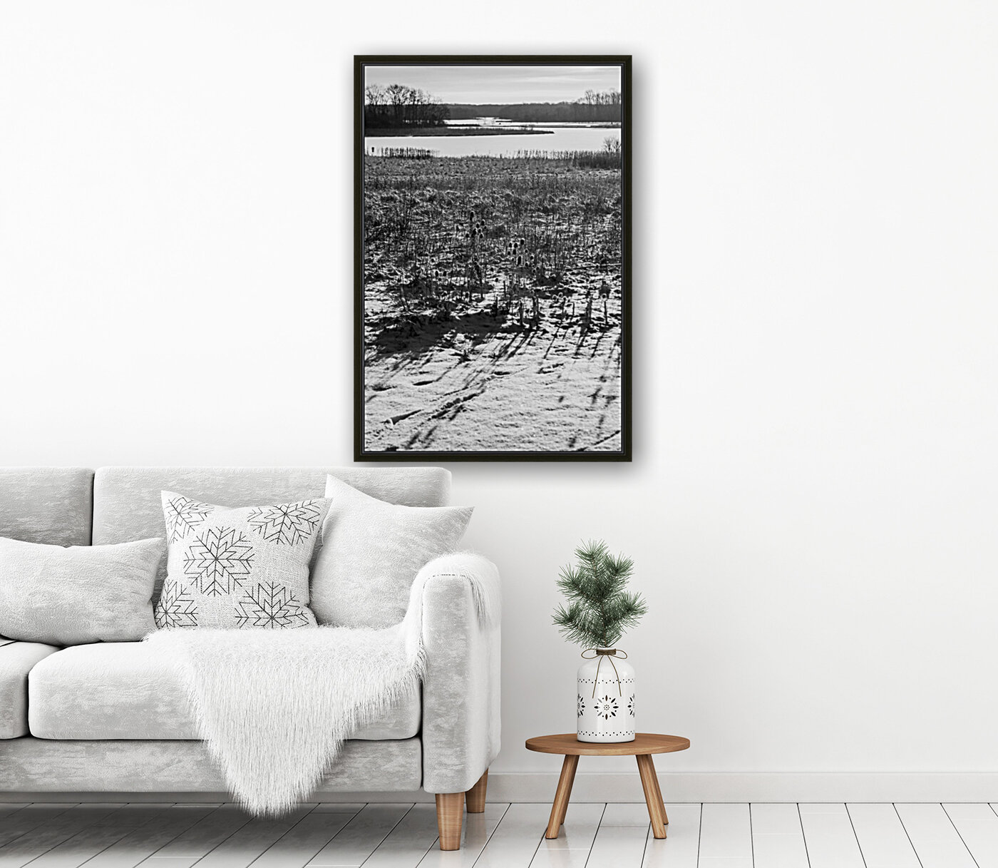 Cattails at Dawn Reproduction