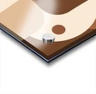 Modern flat design dictates this abstract paintin Acrylic print