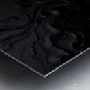 Abstract Black Art Metal print