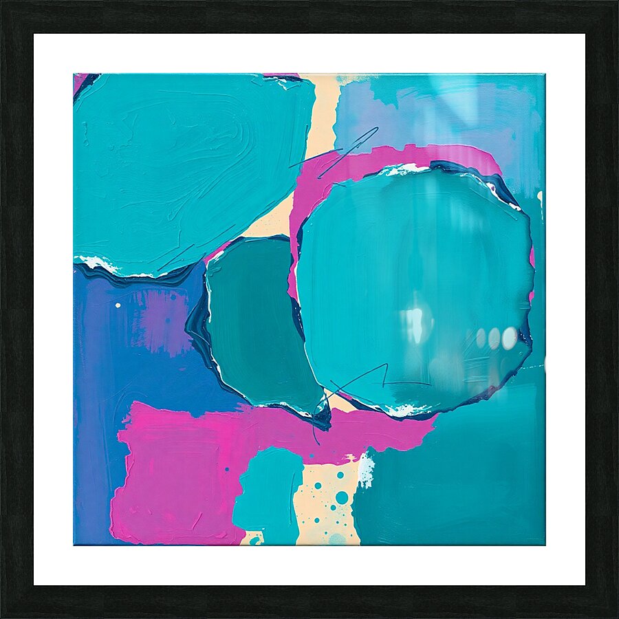 abstract with amazing colors Picture Frame print