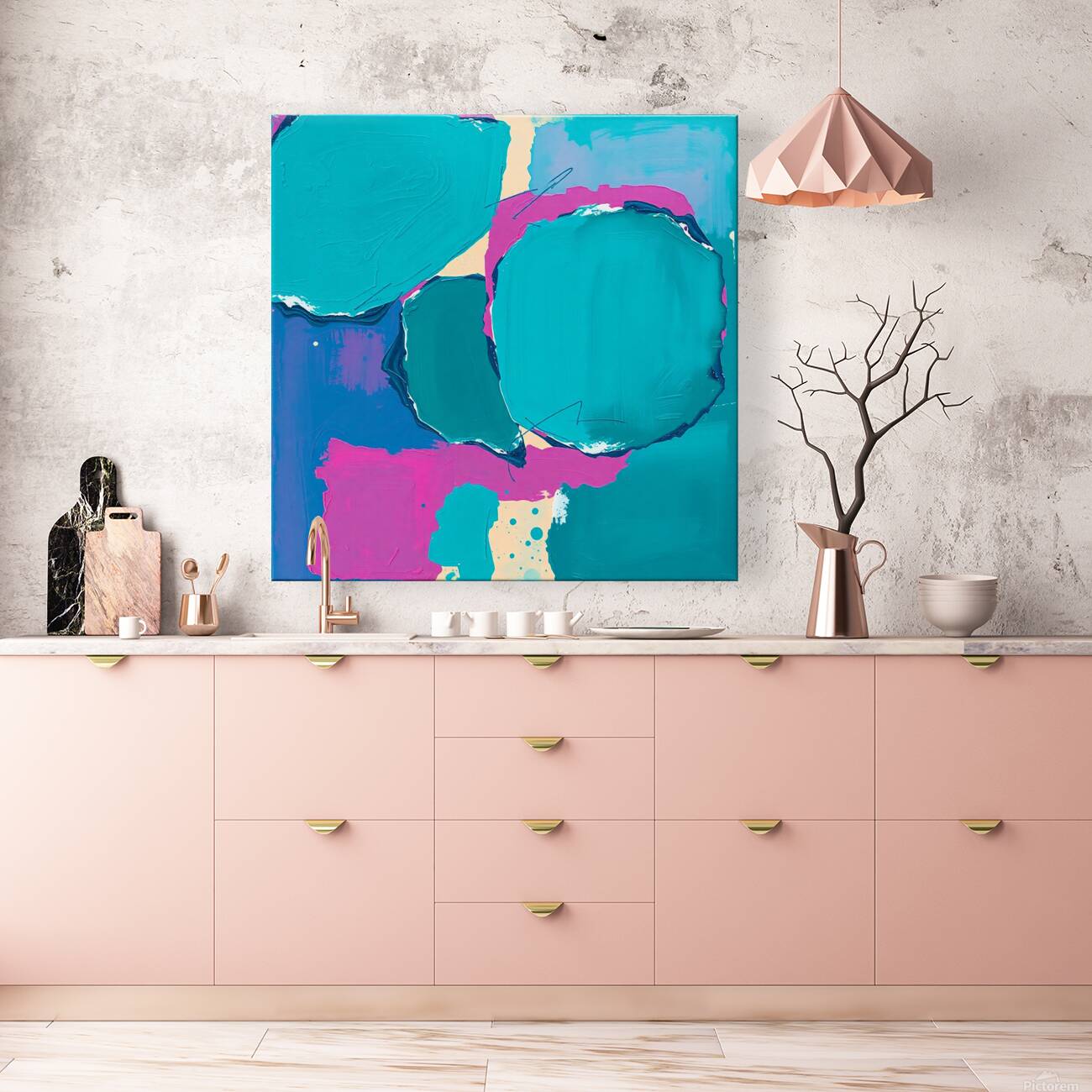 abstract with amazing colors Reproduction