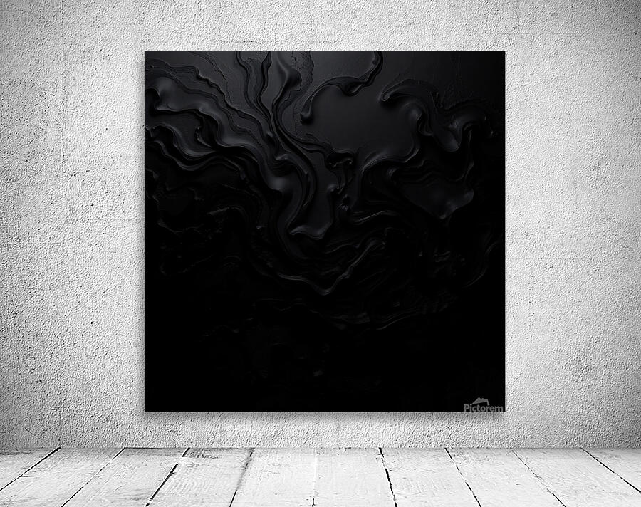 Abstract Black Art Wall Preview