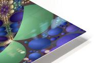 Mosaic Penta-Spiral Abstract with 3D Spherical Shapes ~ 10.10.22.5 HD Metal print
