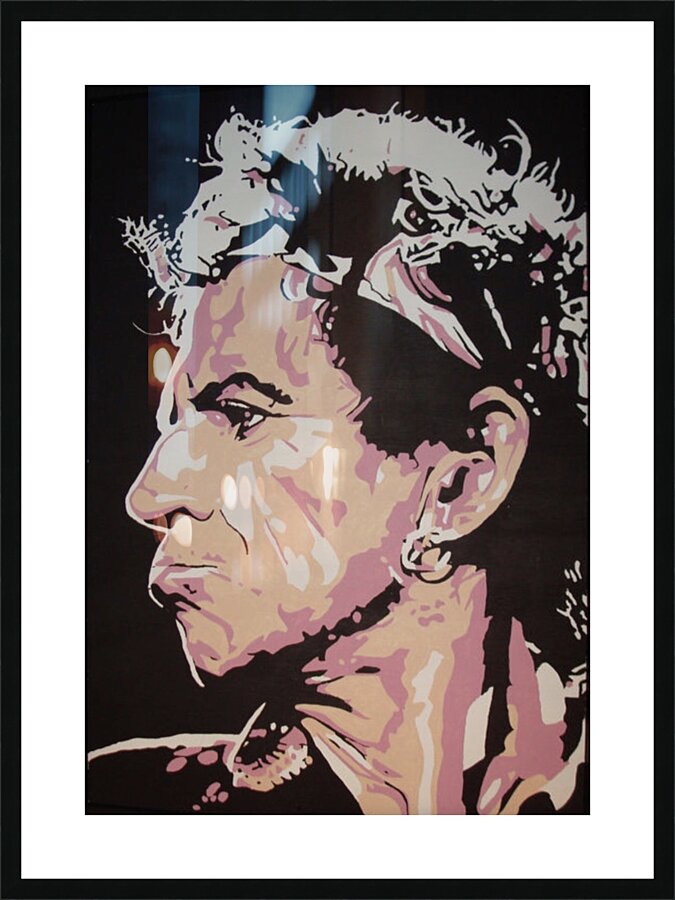 Keith Richards Picture Frame print