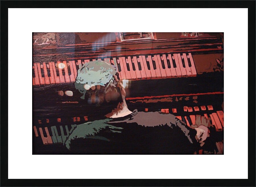 Over Jojo’s shoulder Picture Frame print