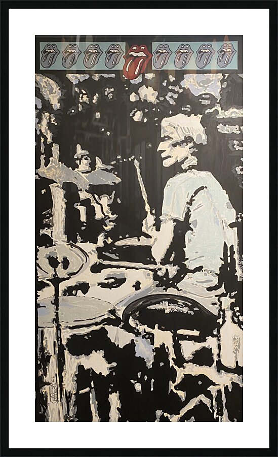 Charlie  Watts’ Kit Picture Frame print