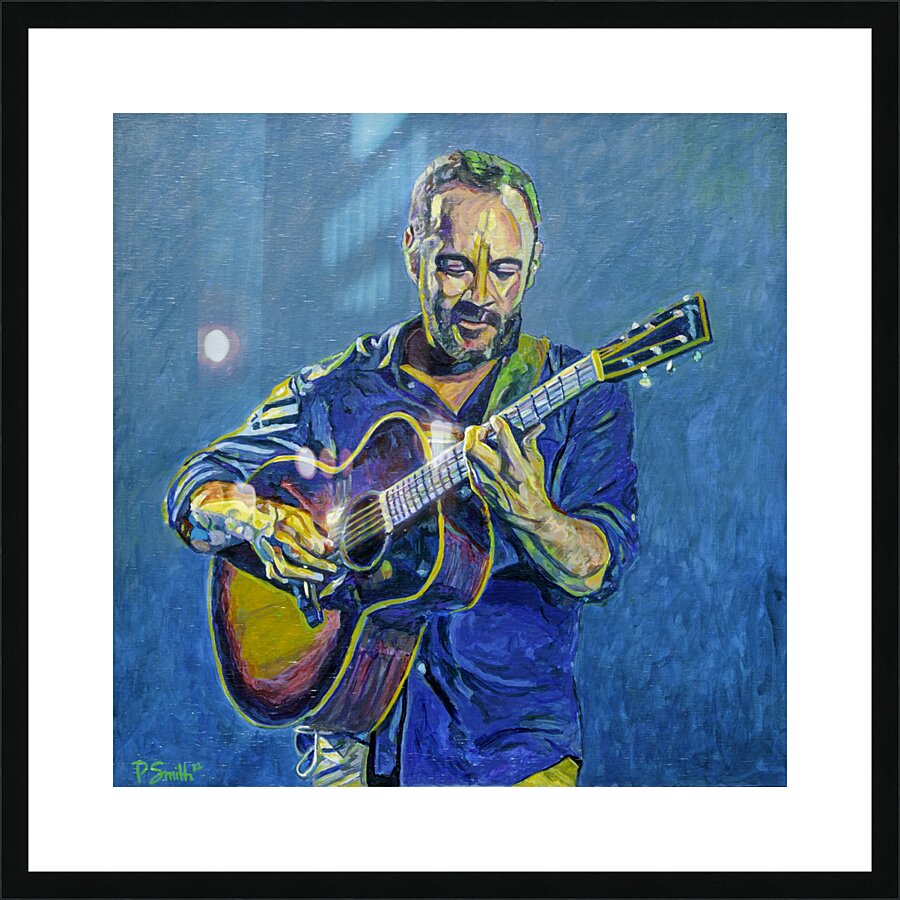 Dave Matthews Picture Frame print
