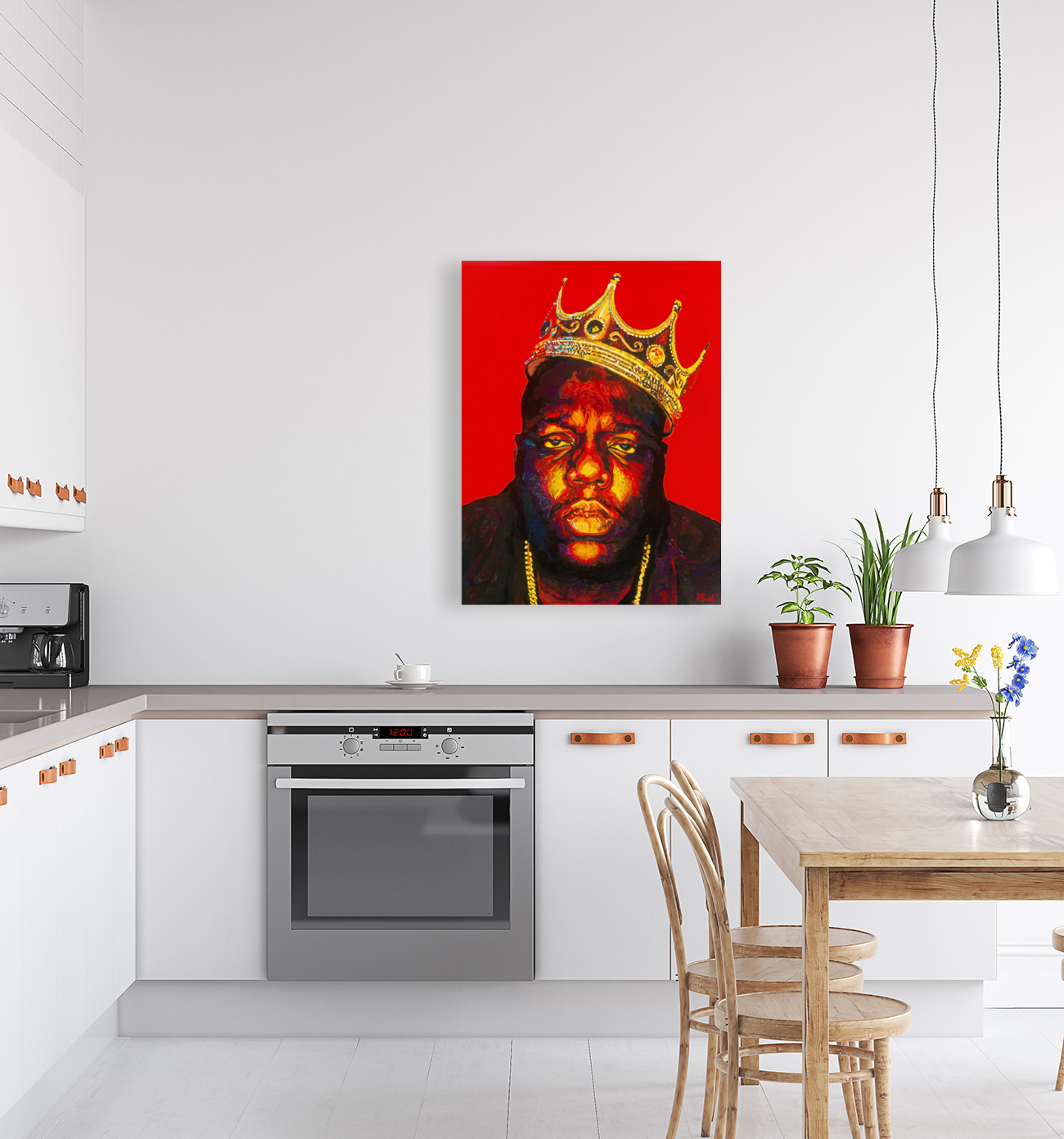 Biggie in Red Reproduction