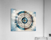 Circles Blue Acrylic Print