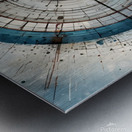 Circles Blue Metal print