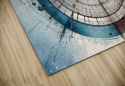 Circles Blue Ewell Smith puzzle