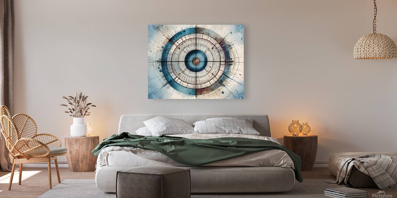 Circles Blue Reproduction