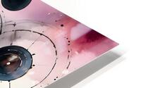 Concentric Watercolor Squared HD Metal print