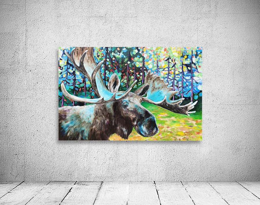 Blue Moose Wall Preview