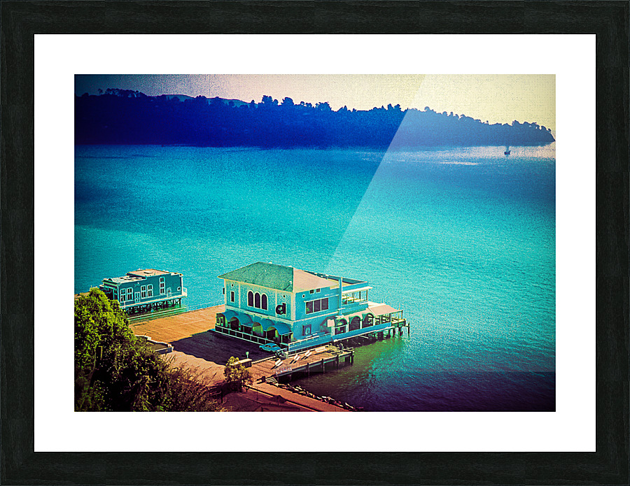 Sausalito Restaurant  Picture Frame print