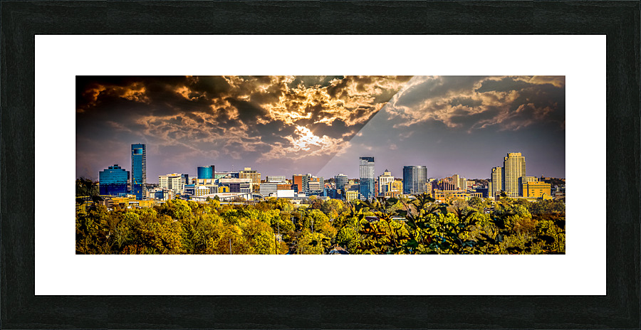Golden Sunset Picture Frame print