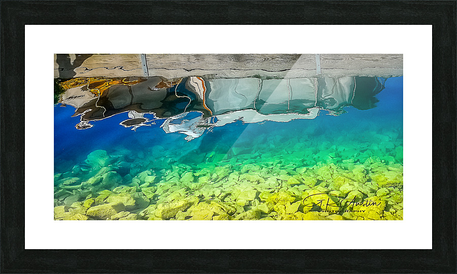 Water Relection Picture Frame print