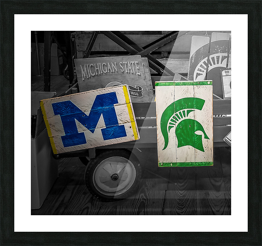UofM vs MSU Picture Frame print