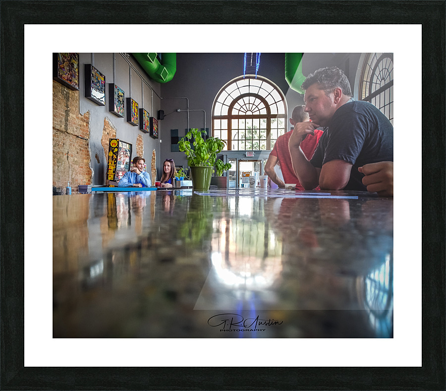 Deep Thought Picture Frame print