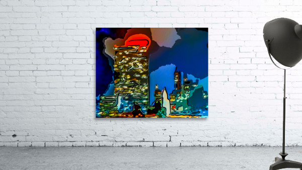 Chicago Nightime Wall Preview