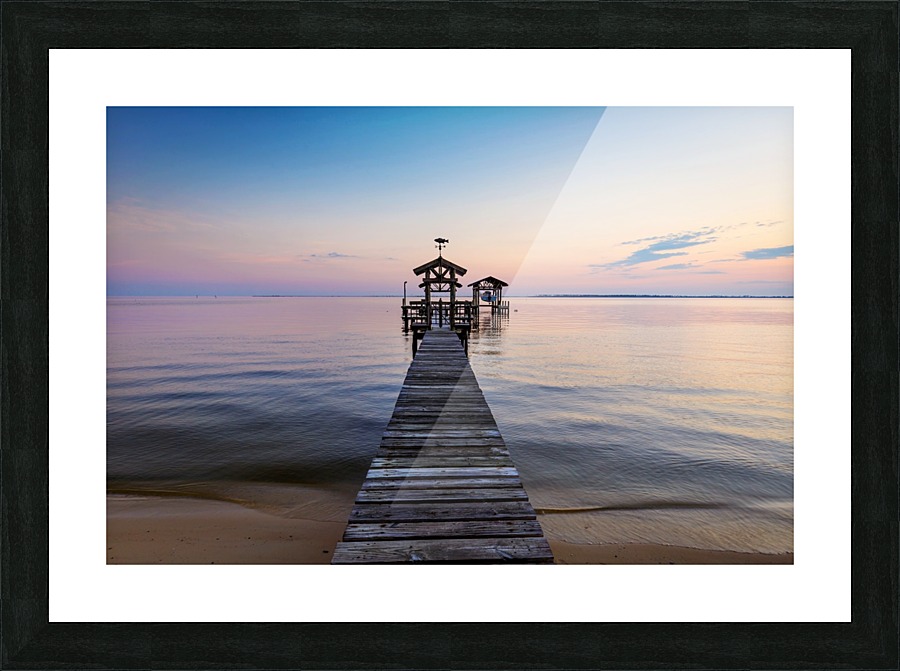 Coastal Pier Picture Frame print