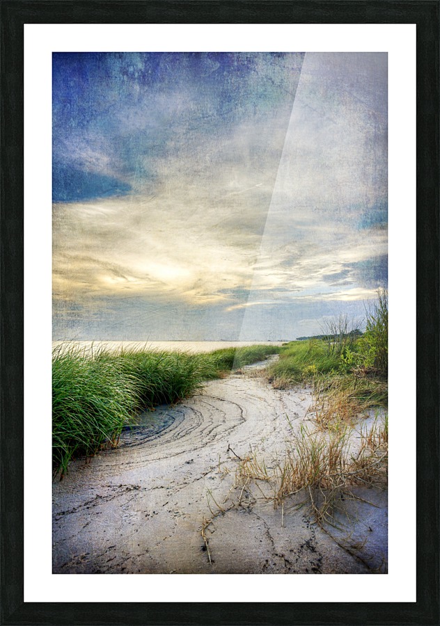 Beach Path Picture Frame print
