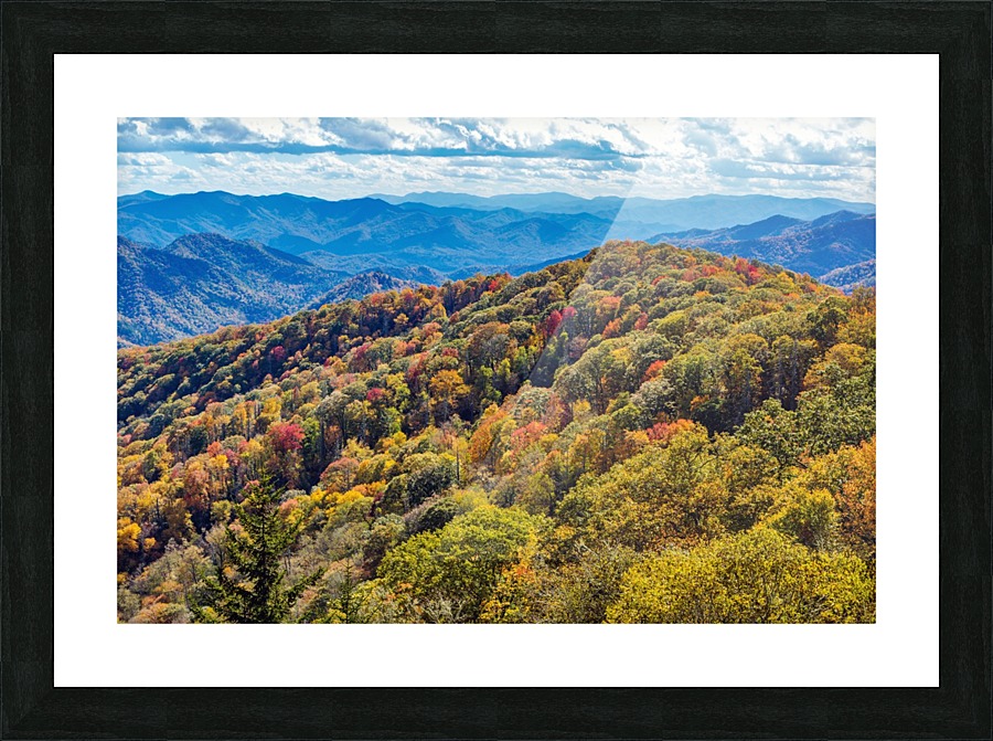 Mountaintop Colors Picture Frame print