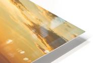 Low Tide Beach Sunset HD Metal print