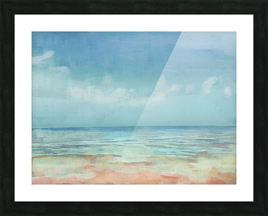 SEA SAND SKY Picture Frame print
