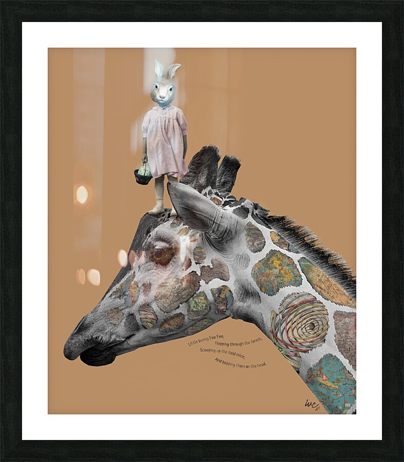 Little Bunny Foo Foo Picture Frame print